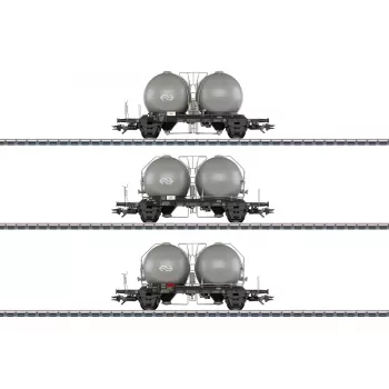 Coffret de 3 silos sphériques NS Märklin 46632 H0