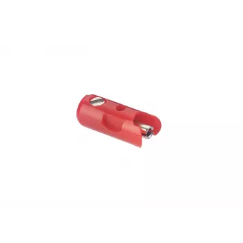 Märklin 71425 Connecteurs à manchon rouges – ensemble de 10 douilles pour train miniature pour câblage d'alimentation et de signal