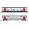 Märklin 043566 Ensemble de voitures à deux niveaux SNCB M6 2e classe H0