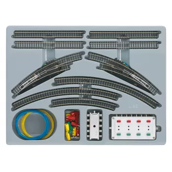 Märklin 08192 Pack double voie T1 – voie Z (1:220), ensemble d'extension de voie