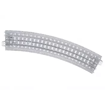 Märklin Voie C H0 droite 188,3 mm, 6 pièces, voie à ballast intégré 020196