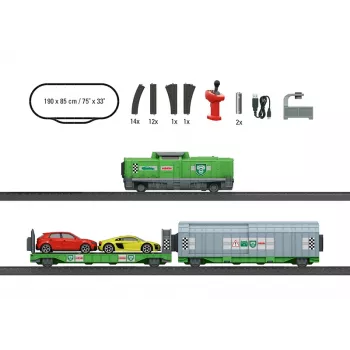 Coffret de départ Märklin World 29347 H0 transport d'automobiles (29347)