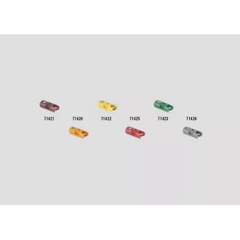 Manchons isolants gris Märklin 71426 (lot de 10) pour câblage de modélisme ferroviaire