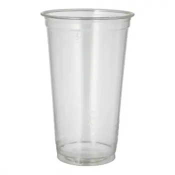 Gobelets à boisson froide pure PLA PAPSTAR, 0,5 L, Ø 9,5 cm, transparents, 60 pièces (87487)