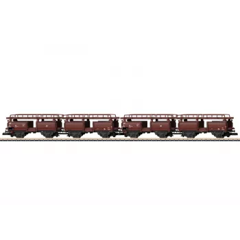 Ensemble de wagons de transport automobile Laae 540 de la DB Märklin 086234 Z