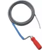 Spirale de débouchage standard BRÜDER MANNESMANN 16 mm x 2,3 m avec raccord à écrou en T (49905)
