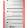 LEITZ intercalaires en carton A4, rouge, 25 feuilles (16523025)