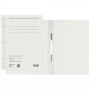 Classeur à attaches LEITZ Rapid A4, carton manille, blanc, 250 g/m², capacité 250 feuilles, lot de 25 (3000-00-01)