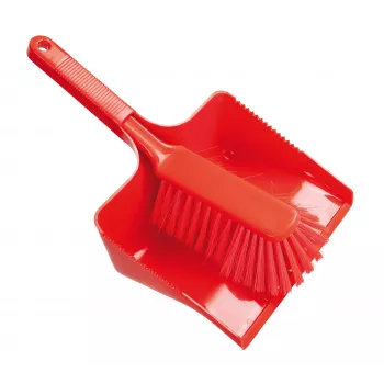 Ensemble pelle et balayette Haug Bürsten FC88921U en plastique rouge, 35 cm de large