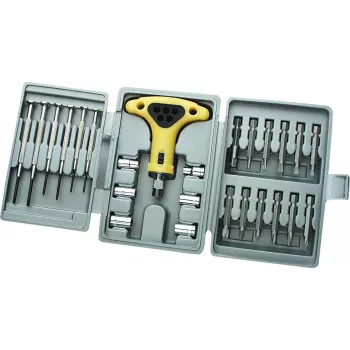 Brüder Mannesmann M29301 ensemble d'outils mixte de 26 pièces dans un coffret en plastique