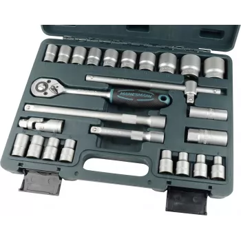 Jeu de 25 clés à douille 1/4 inch Brüder Mannesmann M29080
