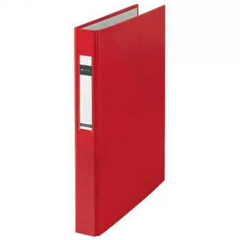 Classeur à anneaux LEITZ standard A4 surdimensionné rouge, 4 anneaux D, dos 41 mm, diamètre des anneaux 25 mm 4212-00-25