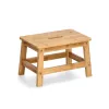 Banc en bambou Zeller 38,5 x 26 x 25 cm naturel 18983