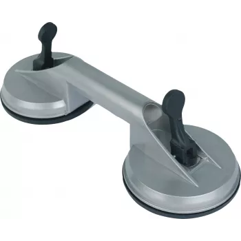 Ventouse de levage BRÜDER MANNESMANN avec 2 ventouses, diamètre 115 mm, plastique ABS résistant à la casse, 1 pièce (99002)
