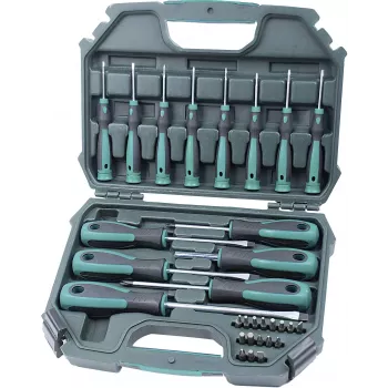 Ensemble d'outils Brüder Mannesmann M11850 30 pièces dans coffret soufflé | acier chrome-vanadium | maison et bricolage