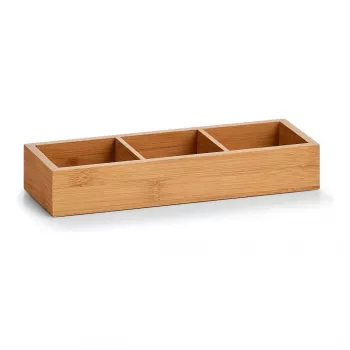 Boîte d'organisation Zeller Natural 28 x 10,2 x 4,5 cm (13335)