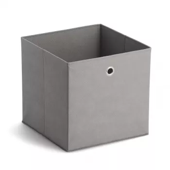 Boîte de rangement Zeller 14110 en non-tissé, 30 l, 32 x 32 x 32 cm, gris