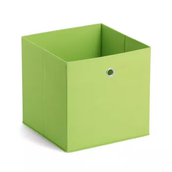 Boîte de rangement Zeller 14114 en non-tissé, 30 l, 32 x 32 x 32 cm, vert