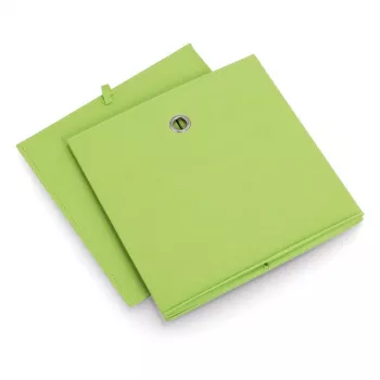 Boîte de rangement Zeller 14114 en non-tissé, 30 l, 32 x 32 x 32 cm, vert