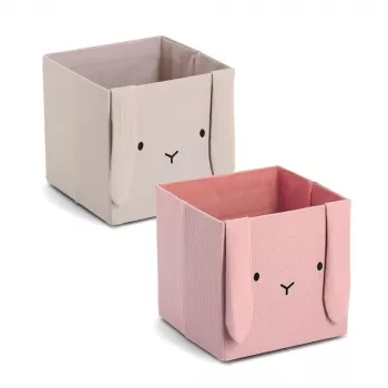 Boîte de rangement Zeller Rabbit beige 28 x 28 x 28 cm (14492)
