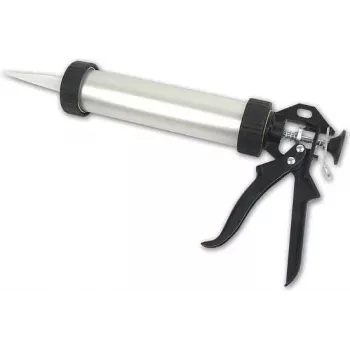 Brüder Mannesmann 482-100 pistolet à cartouches manuel pour cartouches de 310 ml, cadre squelette, rouge/noir