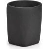 Zeller Present 18892 porte-brosses à dents autoportant Dark Stone noir