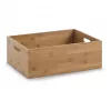 Boîte de rangement Zeller Nature 40 x 30 x 14 cm Bambou 13341