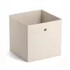 ZELLER Non-Woven Fabric Storage Box Beige 27L Foldable Cube 14111