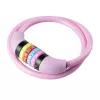 Antivol vélo à câble BURG WÄCHTER 210 C 65 GIRLS, rose poudré, câble en acier 650 mm, combinaison à 4 chiffres, pour enfants 39590