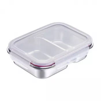 Westmark Stainless Steel Lunch Box 450+280 ml, Silver 23722270