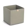 Boîte de rangement en tissu Zeller kaki 32x32x32 cm cube pliable organisateur 14540
