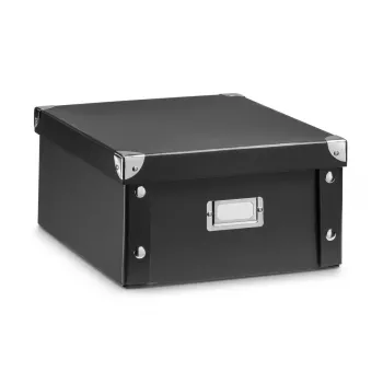 Boîte de rangement ZELLER VARICOLOR® noire, petite (17918)