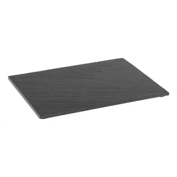 Planche en ardoise naturelle APS VALO, 325 x 265 mm, anthracite, épaisseur 6-9 mm, pieds protecteurs pour meubles, 1 pièce 1003