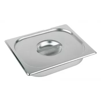 Couvercle APS GN 1/1 530 x 325 x 30 mm acier inoxydable, sans découpe pour cuillère, lavable au lave-vaisselle 81195