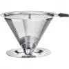 Filtre à café permanent WESTMARK Brasilia taille 4, maille en acier inoxydable, noir 24502260