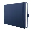Carnet SIGEL Conceptum® A5 format paysage vierge, couverture rigide bleu foncé, 132 pages (CO203)