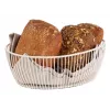 APS SVART Oval Bread and Fruit Basket, White, 240 x 190 x 80 mm, Metal, Not Dishwasher Safe 30428