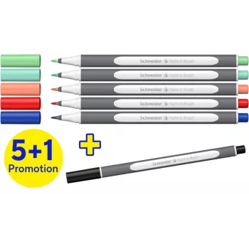 Feutres Schneider Paint-It 070 assortis, 6 pièces ML07010503