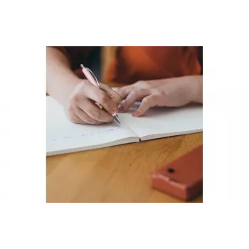 Stylo-bille Schneider Slider Rave – bleu XB, technologie Viscoglide, mécanisme à pression, zone de préhension caoutchoutée 132519