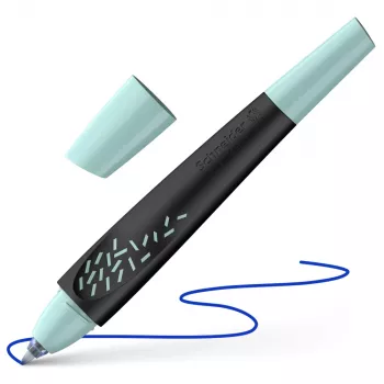 Roller Schneider Breeze noir-menthe 0,6 mm encre bleue (188815)