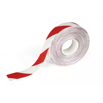 Ruban de marquage au sol autocollant DURABLE DURALINE 50/05, rouge/blanc, 50 mm x 5 m 1021132