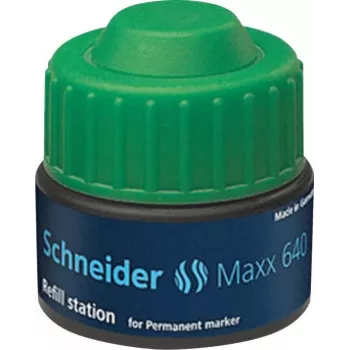 Schneider Maxx 640 encre de recharge pour marqueur vert 30 ml 164004