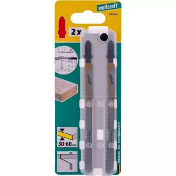Wolfcraft 2324000 Jigsaw Blade HCS 130 mm T-Shank 1 Piece
