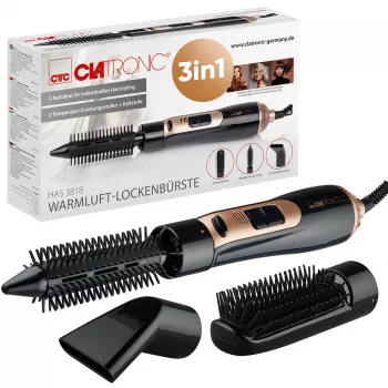 Clatronic HAS 3818 Hot Air Brush Black Copper 1000 W 264021