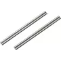 2 fers de rabot réversibles Wolfcraft 82 mm HSS, lot de 2 (4113000)