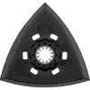 Wolfcraft 4247000 plateau de ponçage pour ponceuse delta, 93 mm, fixation velcro, 1 pièce