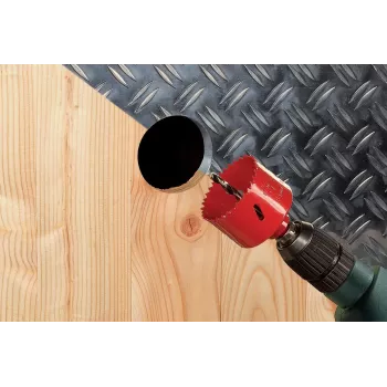 wolfcraft 5472000 Bi-Metal HSS Hole Saw 20 mm for Wood, Metal, Plastic, Drywall