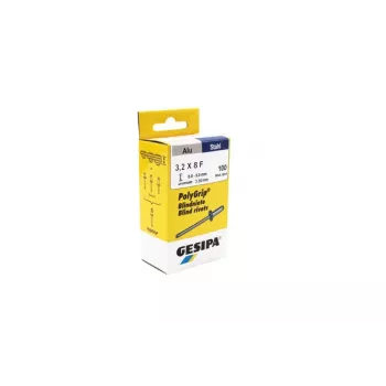 Rivet aveugle PolyGrip® GESIPA 3,2x8,0 mm aluminium/acier - 100 pièces 1433846