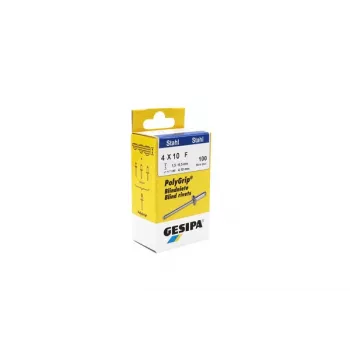 GESIPA PolyGrip® rivet aveugle 4,0 x 10,0 mm acier/acier, 100 pièces 1464884