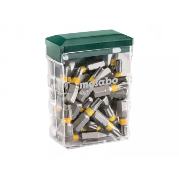 Boîte de 25 embouts TX20 Security Torx Metabo 626712000 avec porte-embout magnétique
